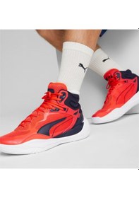 Resim Puma Playmaker Pro Mid Erkek Basketbol Ayakkabısı 001 