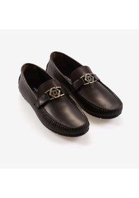 Resim Mocassini Tokalı Erkek Loafer M584 Kahverengi 