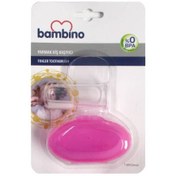 Resim Bambino Pembe Parmak Diş Kaşıyıcı 