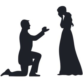 Resim Aşk Evlilik Teklifi Oto Motor Laptop Duvar Folyo Sticker 70 X 56 Cm 