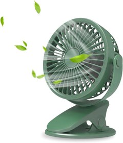 Resim NEVARSA USB Kablolu Mini Fan Standlı Mandallı Model Tatilde Kampda Evde Oynar Başlık 2 Kademeli Üflemeli 