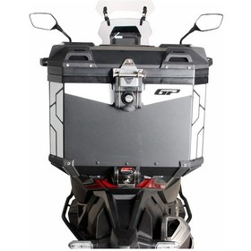 Resim Gp Kompozit Universal 37 Lt Alüminyum Motosiklet Çantası Siyah Standart 