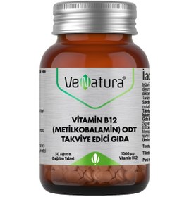 Resim Venatura B12 Metilkobalamin Odt Takviye Edici Gıda 30 Tablet 