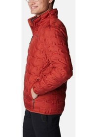 Resim Columbia Delta Ridge Down Jacket Erkek Outdoor Mont Kırmızı Wo0955-849 001 