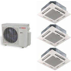 Resim Multi Kaset Tipi 21000 Btu 1 Dış + 3 İç Ünite 9000 + 9000 + 9000 Btu Inverter Klima 