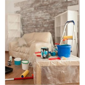 Resim Kardelen Hışır Örtü Boya Koruma Örtüsü (4x5 20 Metre Kare) 