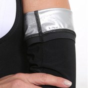 Resim Unisex Gençlik Kol Şekillendirici Kolluklar - Polyester Lif Ter Bandı Kol Desteği ve Koruma için, Siyah 