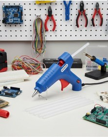 Resim Güçlü Yapıştırma İçin 80 W Silikon Tabancası 11 Mm Uyumlu 5 Adet Silikon 