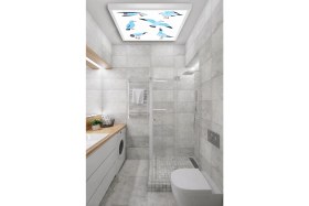 Resim Normadia Modern 60CM LED Avize, Banyo Aydınlatma Paneli, Şık Tasarım 