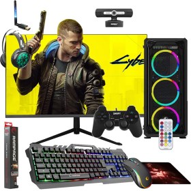 Resim Zeiron AMX40 AMD Ryzen 5 3600 8GB 500GB + 240GB SSD RX550 23.8" Masaüstü Bilgisayar 