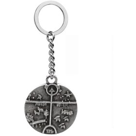 Resim Şaman Davulu Anahtarlık 