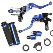 Resim Xuweiwei Universal Hydraulic Clutch Kit Blue Motorcycle Scooter Atv Spor Dirt Bisiklet Fren Ana Silindir 