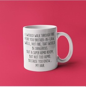 Resim Kupa Bardak Hediyesi, Kayınbirader Doğumgünü Hediyesi, Kayın Biradere Hediye İngilizce Kupa 