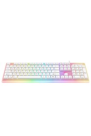 Resim Havit Gamenote KB876L Gaming Rgb Işıklı Beyaz Oyuncu Klavyesi 