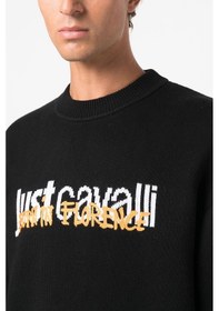 Resim Just Cavalli Bisiklet Yaka Sweat Siyah 