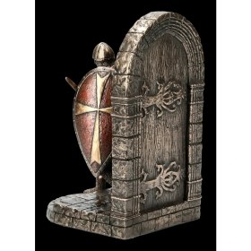 Resim Veronese Şovalye Kitap Tutucu Figür 20cm 