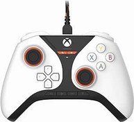 Resim Snakebyte Wired Video Game Controller - Xbox Series X|S, Xbox One & PC - Officially Licensed –Gamepad Pro X - Hall Effect Sensors for Precision Joysticks/Triggers – Remappable Buttons – White 