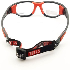 Resim Steel Sport Maxima Ss fl C13 Parlak Metalik Siyah-kırmızıped 20+yaş numaralı Olabilen Sporcu Gözlüğü 
