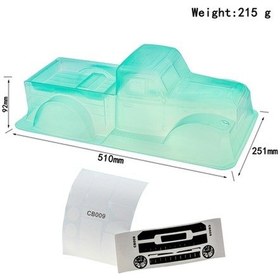 Resim Ebitda 313mm Dingil Açıklığı Plastik Gövde, Rc Araçlar İçin 