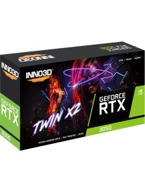 Resim INNO3D Nvidia Geforce RTX3050 Twin X2 6gb 96BIT Gddr6 Ekran Kartı (N30502-06D6-1711VA60) 