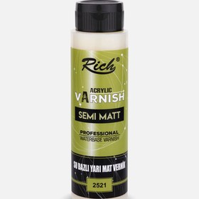 Resim Rich Su Bazlı Vernik Yarı Mat 500 cc 