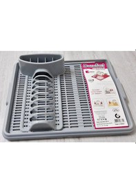 Resim Moonstar Hareketli Tabaklık Bulaşık Durulama Seti Gri-720 