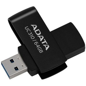 Resim Adata Uc310-64gb 64gb Usb3.2 Gen1 Black Flash Bellek 