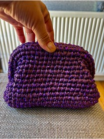 Resim UNİCORNS Hasır Çanta, Hasır Burslu Çanta, Simli Hasır Çanta, Hasır Clutch, Mini Clutch, Burslu Çanta 