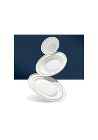 Resim Nehir Camelia Altın Yaldızlı 28 Parça Porselen Yemek Takımı 