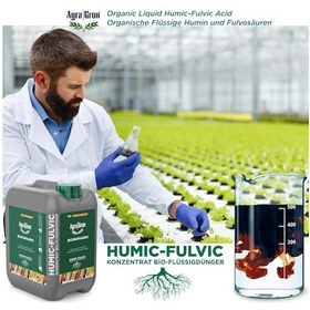 Resim Leonardit Menşeili Humik Fülvik Asit - Agragron Biohumagro 20 L. 