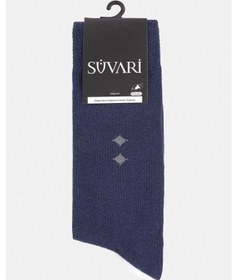 Resim Süvari Lacivert Düz Çorap-33572 Lacivert 