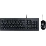 Resim Asus U2000 Multimedya Kablolu Q Klavye Mouse Set 