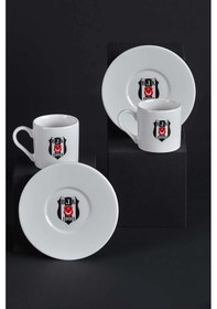 Resim Neva N3422 Beşiktaş Arma 2'li Kahve Fincan Takımı 