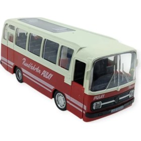 Resim JS1041 - Ç/b Metal Otobüs Kırmızı (Lisinya) 