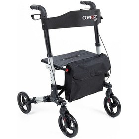 Resim Comfort 9102 Lüx Rollatör Tekerlekli Walker Yürüteç Oturaklı Frenli Hasta Yürüteci 