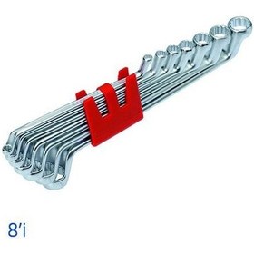 Resim İzeltaş Yıldız İki Ağız Anahtar Takımı 8'Li 