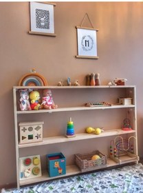 Resim Mrtahsap Oyuncak Rafı-Kitaplık 