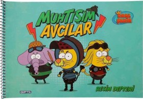 Resim Kral Şakir Resim Defteri 25 X 35 Cm 15 Yaprak - Muhtişim Avcılar 