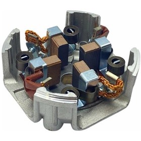 Resim Mako 12v Marş Kömür Yuvası arka Kapak alüminyum 4 Kömürlü E N11.11206 