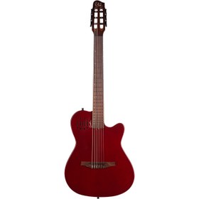Resim Godin 052394 Multiac Mundial Elektro Klasik Gitar (Aztek Red) 