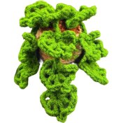 Resim Suntek Tığ İşi Bitki Araba Havalandırma Menfezi Klipsi 8cmx5cm 