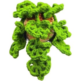 Resim Suntek Tığ İşi Bitki Araba Havalandırma Menfezi Klipsi 8cmx5cm 