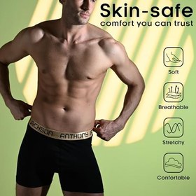 Resim 6'lı Kutu Premium Likralı Erkek Boxer 