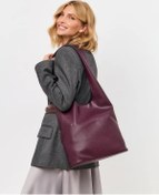 Resim Sımberg Okul Çantası Shopper Hobo Şeklinde 267968947 Bordo 