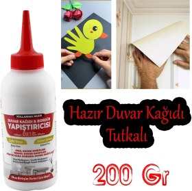 Resim Nzb Duvar Kağıdı Broşür Yapıştırıcısı Şeffaf 200 kg Hazır Tutkal Vinil Tekstil El İşi Kağıtları 1 Adet 