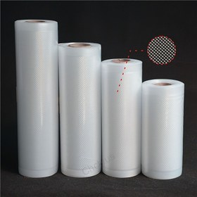 Resim 4 adet Vakum Kapak Rulo - Bpa-Free, Dayanıklı, Uzunluk - Sous Vide, Dondurma ve Toplu Gıda Koruma için, Vakum Kapak Çantası 
