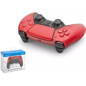 Resim Ps4 Pc Uyumlu Kablosuz Ps5 Görünlümlü Gamepad Nodar Nd500c 5 Renk Seçenekli - Kırmız 