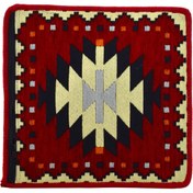 Resim HitDukkan Dekoratif Otantik Çift Taraflı Fermuarlı Kilim Şark Köşesi Minder Kılıfı (40cmx41cm) 