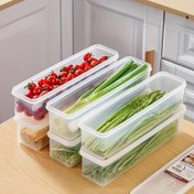 Resim 4 Adet FreshFit Plastik Gıda Saklama Kapları Kapaklı - Yeniden Kullanılabilir, Elde Yıkanabilir Mutfak Düzenleyiciler Sebze, Otlar, Noodle, Yumurta İçin - BPA İçermez, Yığılabilir, Gıda Teması Güvenli 