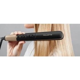 Resim Rowenta Express Shine Argan Oil Infuser 8 Sıcaklık Ayarlı 2 in 1 Saç Düzleştirici 